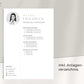 Bewerbungsvorlage "Alisa Friedrich" - Professionelles Muster für Microsoft Word inkl. Vorlage Lebenslauf und Anschreiben