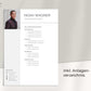 Bewerbungsvorlage "Noah Wagner" - Professionelles Muster für Microsoft Word inkl. Vorlage Lebenslauf und Anschreiben