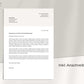 Moderne Bewerbungsvorlage "Emilia Friedrich" - für Microsoft Word mit Anleitung