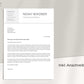 Bewerbungsvorlage "Noah Wagner" - Professionelles Muster für Microsoft Word inkl. Vorlage Lebenslauf und Anschreiben