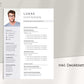 Moderne Bewerbungsvorlage "Lukas Hofmann" - für Microsoft Word mit Anleitung